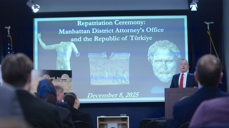 ABD’de 41 tarihi eser Türkiye’ye iade edildi